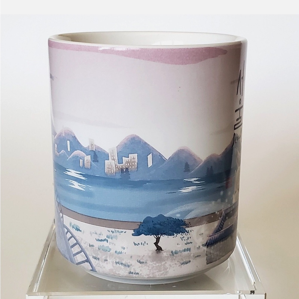 Starbucks Seoul Mug with Pink skyline - Picture 3 of 7